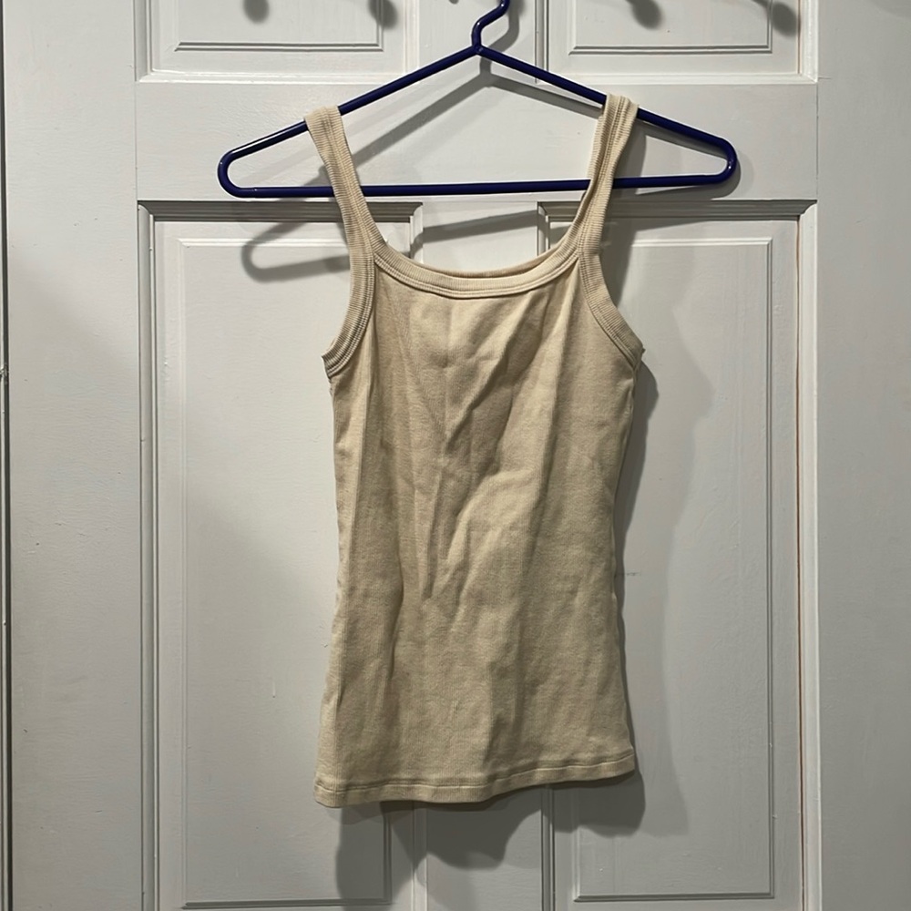 Off white tank